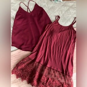 Burgundy Tank Bundle